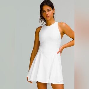 NWOT Lululemon Court Crush Dress White Size 8